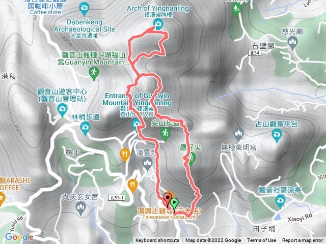 小北插到硬漢嶺