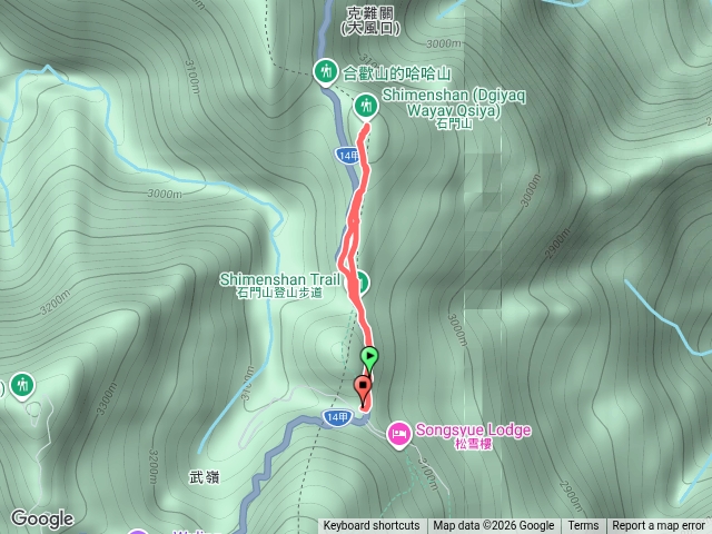 合歡石門山預覽圖
