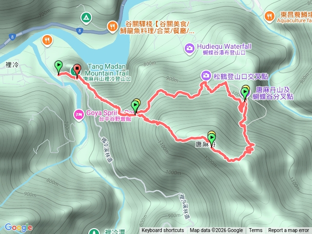 唐麻丹山步道裡冷路線上預覽圖