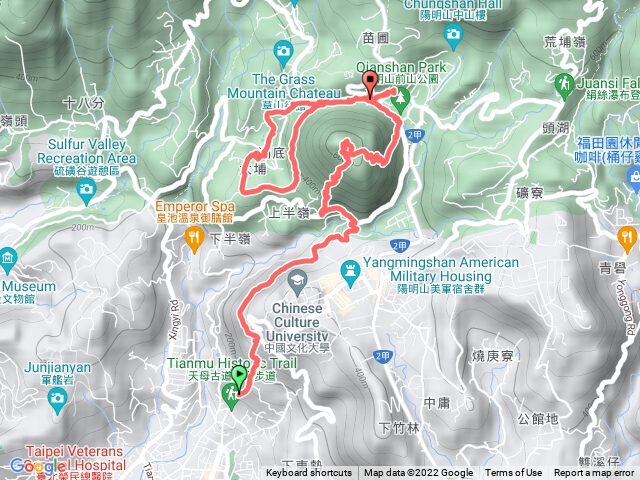 天母古道-紗帽山-橫嶺古道