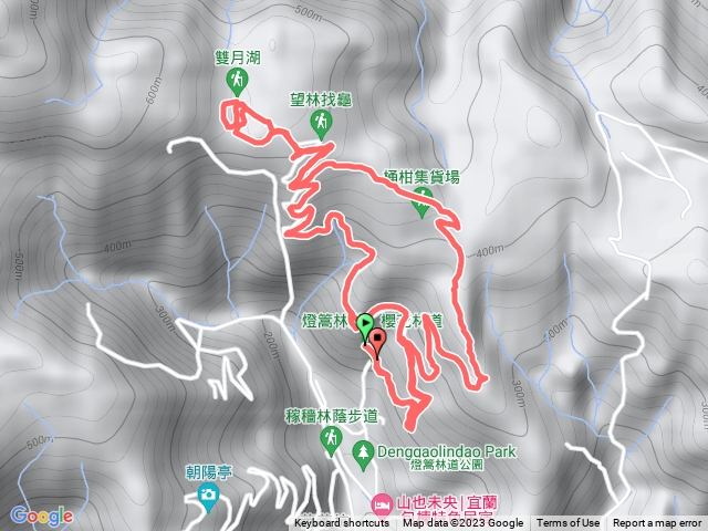 20230228燈篙林道+肖楠林道(稜線)+雙月湖
