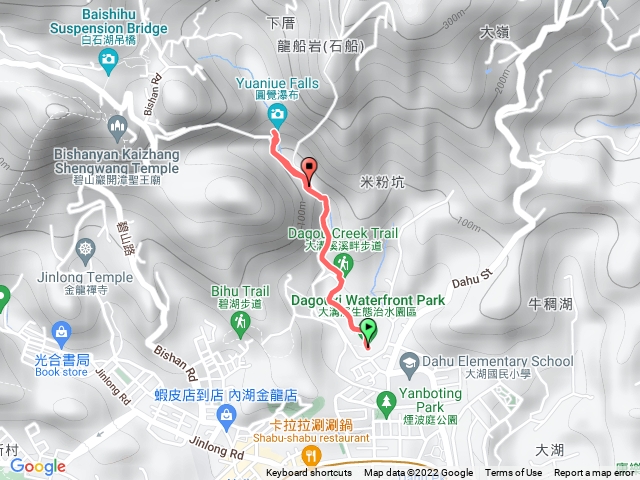 大溝溪步道到圓覺瀑布
