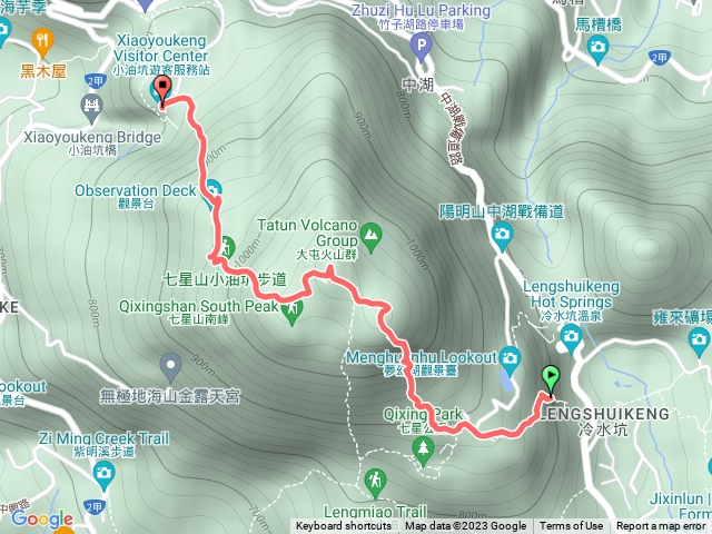 冷水坑到小油坑