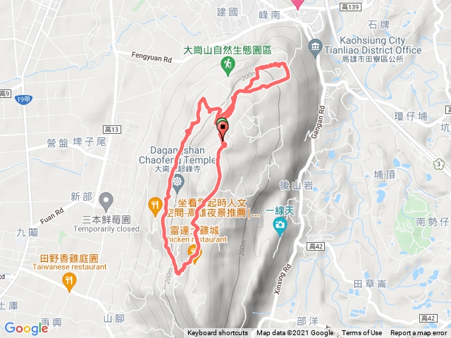 大崗山8字型