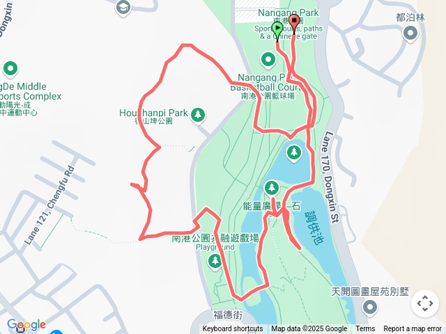 台北南港公園後山埤公園O繞20250523