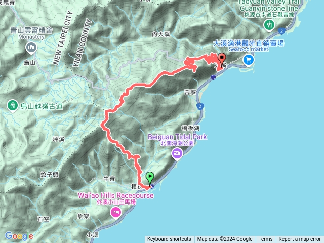 龜山車站叢雲山740峰窖寮山七兄弟山大溪車站預覽圖