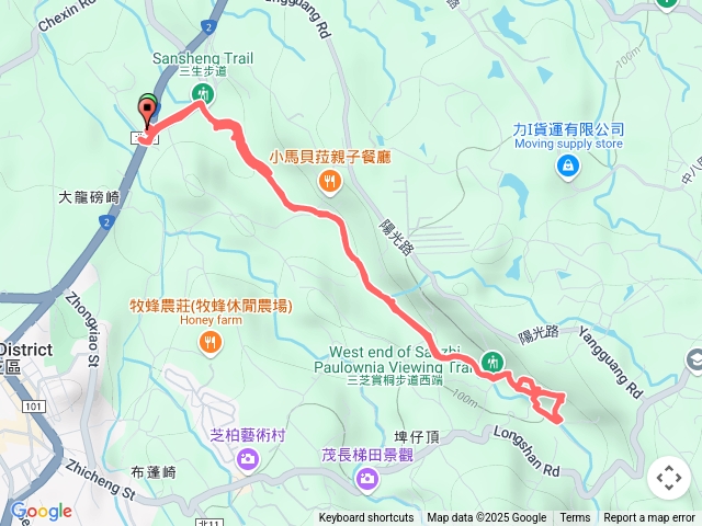 20250311新北三芝三生步道、賞桐步道gpx