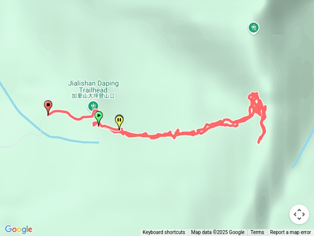 加里山至杜鵑嶺避難山屋叉路
