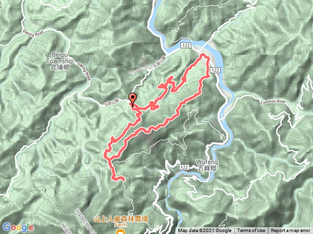 五峰天際線+五指山登山步道+五指山橫向登山步道