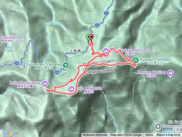 鹿林前山鹿林山鱗趾山縱走預覽圖