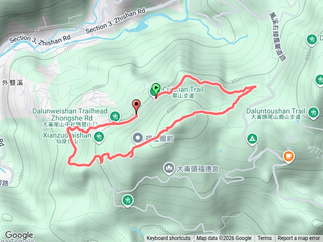 翠山步道-大崙尾山-雙溪國小O型預覽圖