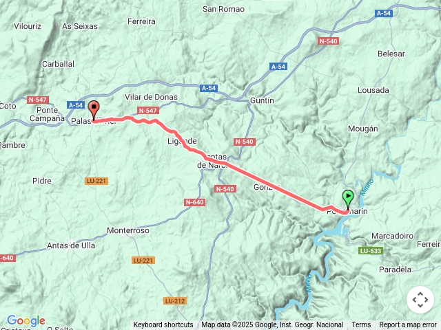 Camino:portomarintopalasderen