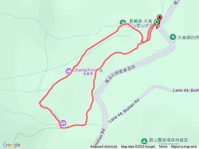 大崙尾山步道長壽坡
