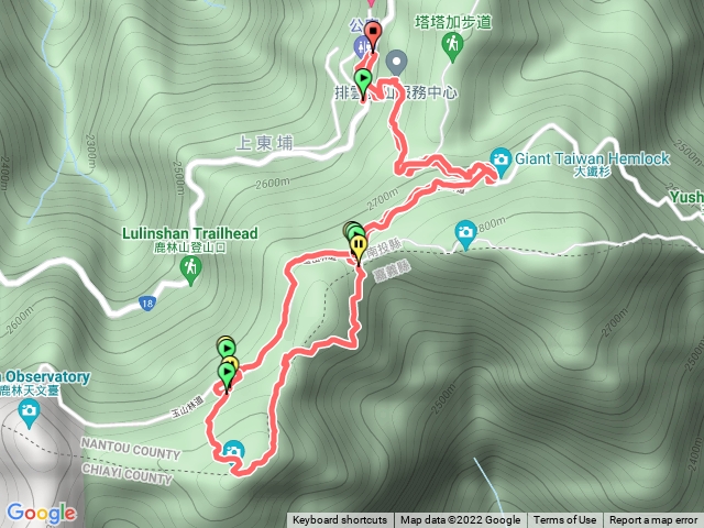 上東埔至鹿林山