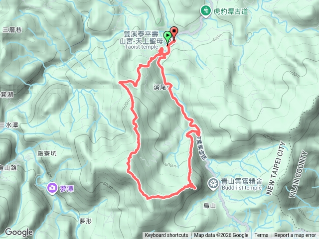 20260815六六登山隊雙溪藤寮坑古道豎旗山烏心尖下壽山宮O形象