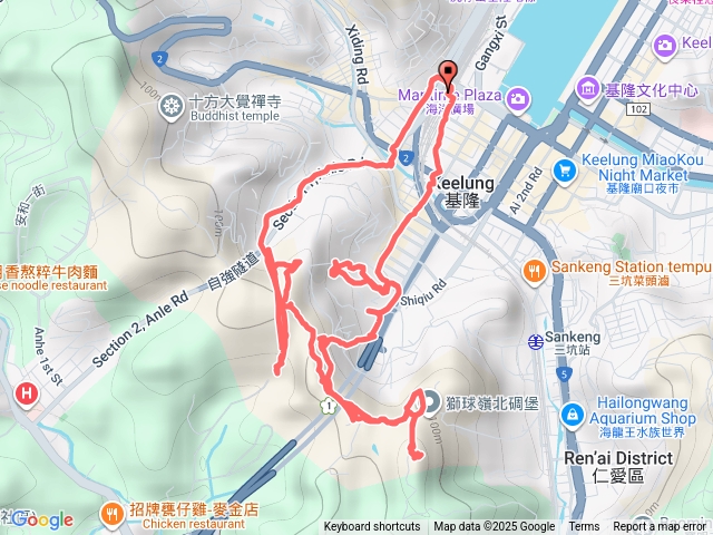 獅球嶺O型路線預覽圖