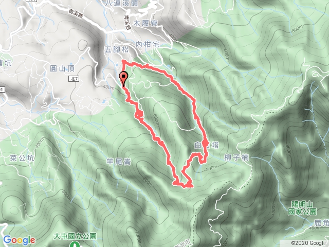 2020-06-28 三芝青山路五腳松咖啡~茄苳坑古道~紅葉谷瀑布~五腳松古道O繞