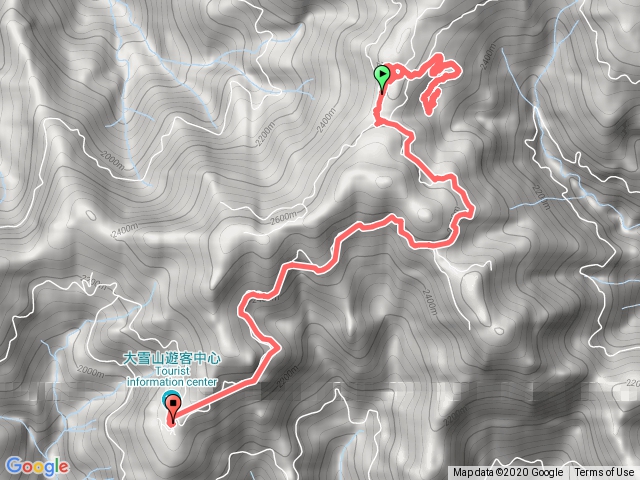 天池。雪山神木