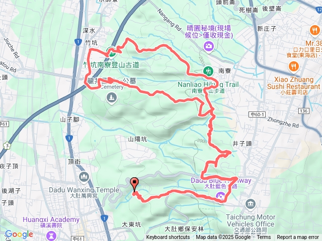 大肚山越野18K
