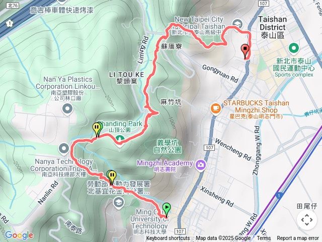 頂泰山巖瓊仔湖山走走