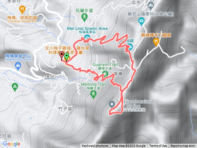 竹子尖山 觀音上 梅嶺下