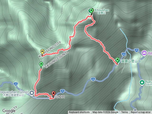 溪頭山關山嶺山縱走