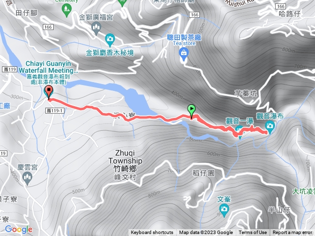 竹崎觀音瀑布步道