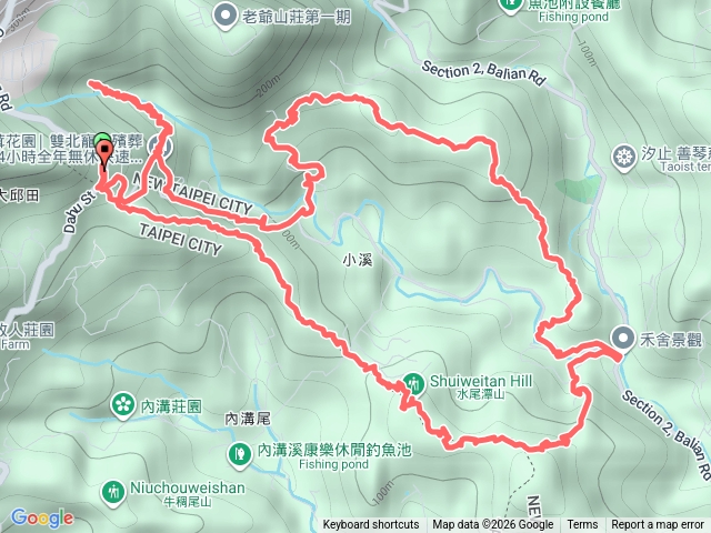 大邱田山東峰 水尾潭山 凱達格蘭山8.5K預覽圖