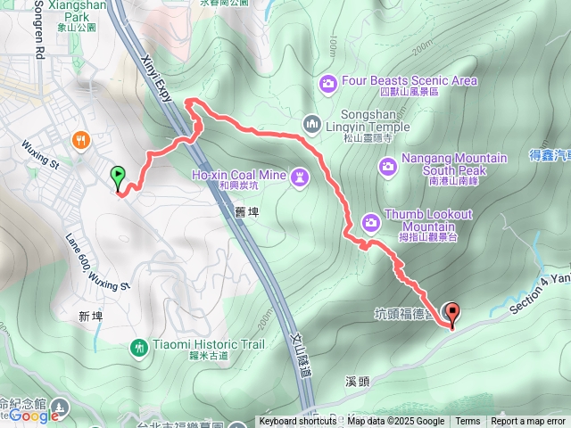 台北信義區：不二法門、一線天好漢坡、象山峰、拇指山、樹梅古道預覽圖