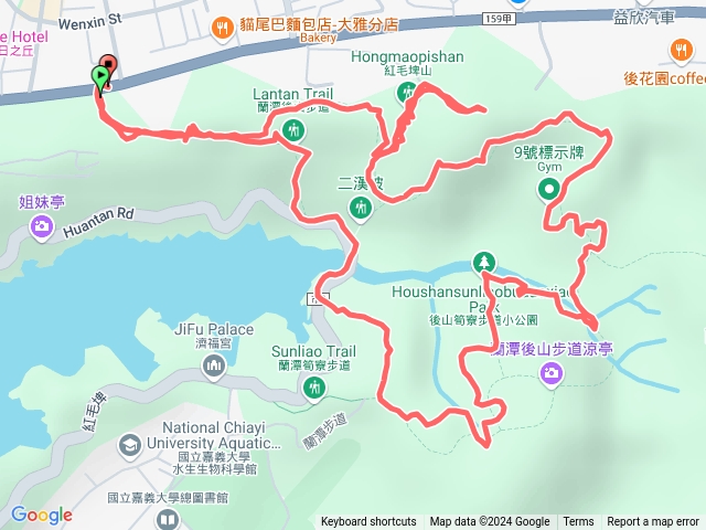 蘭潭風景區後山步道預覽圖