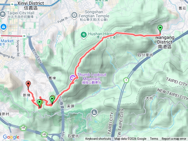 台北大縱走Sec.6：中華科大-糶米古道預覽圖