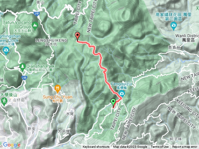 走遍陽明山尋寶任務頂山—石梯嶺步道202304080845