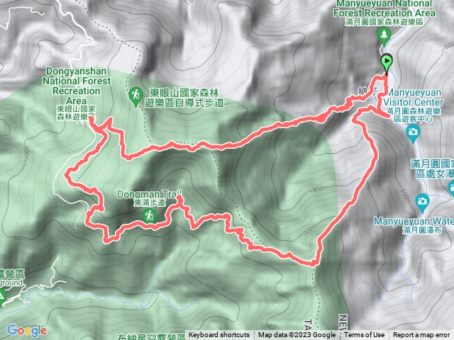 滿月圓縱走東眼山