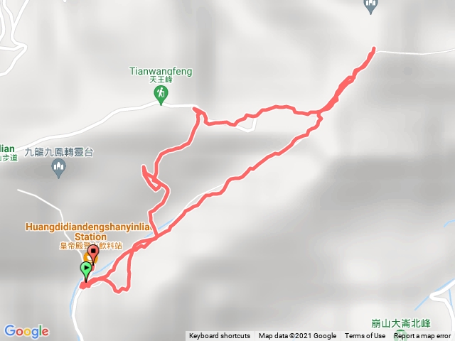 2021/12/18皇帝殿東峰-天王峰
