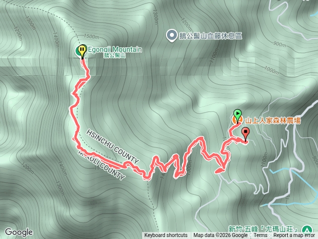 鵝公髻山&山上人家來回預覽圖