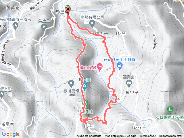 月扇湖山＋四分子古道