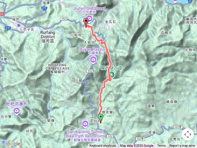 牡丹車站-貂山古道-九份