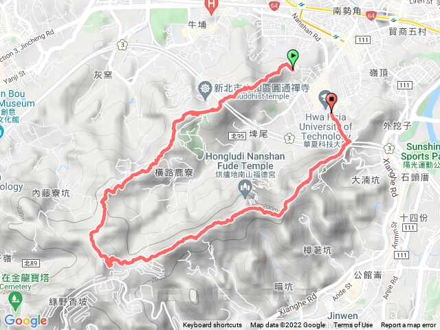 國旗嶺 南勢角山o型縱走