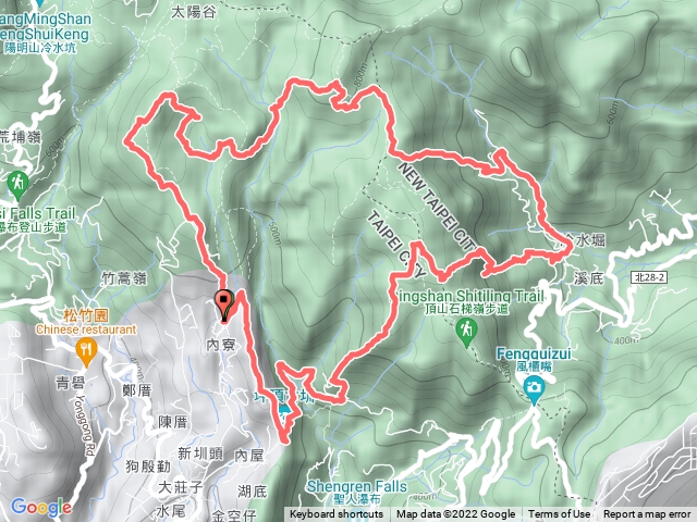 陽明山草原連走冷水崛洞-頂山出內寮