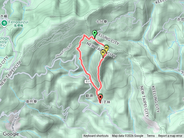 柯子林山-新山-友蚋山南峰O形