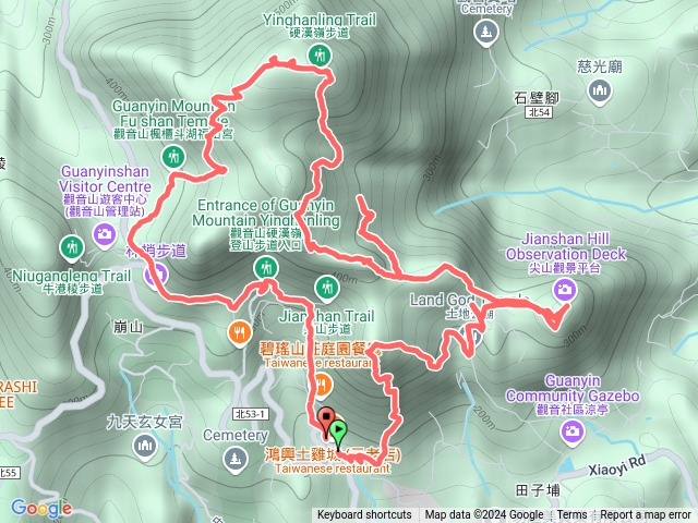 觀音山-占山大崩壁101北橫硬漢嶺