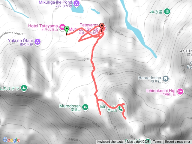 2025 前立山連峰 9/10 :  立山室堂山莊→淨土岳→ 立山室堂山莊