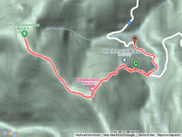 庫哈諾辛山-進逕橋登山口