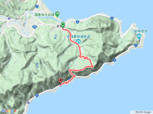 福隆越嶺石城，隆嶺古道、大崛澳山、石城山