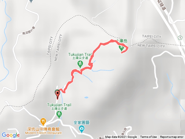 2021-03-01_1-土庫岳(大坪街土庫尖登山口起登-原路來回)-標註停車處
