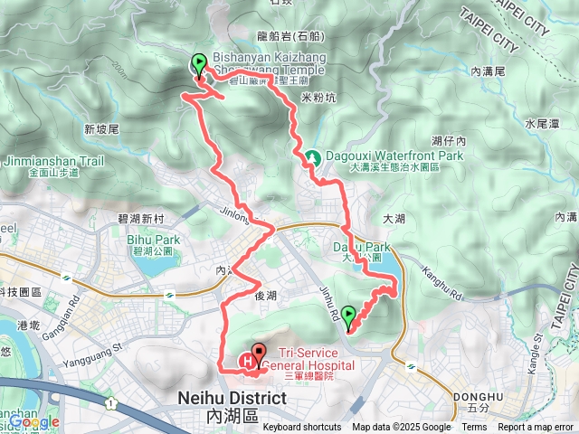 白鷺鷥山圓覺瀑布碧山巖三總