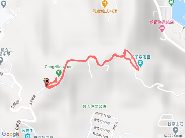 2020/09/08 小百岳槓子寮山、槓子寮砲台