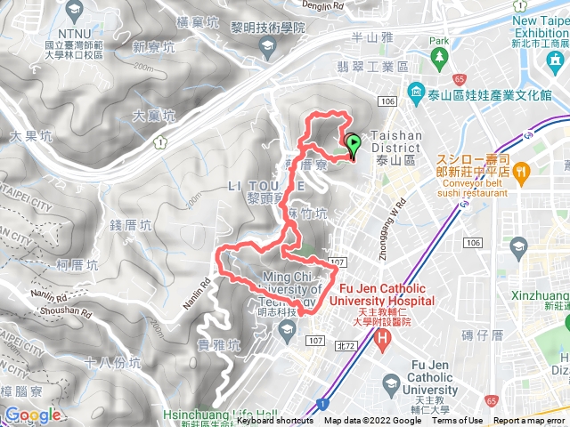 台北天際線泰山段