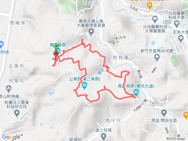 20200329香山青青草原O形+香仙山探索