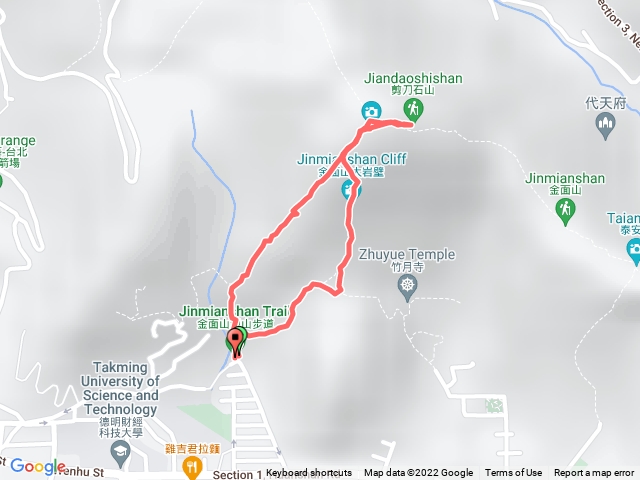 金面山親山步道 O 型
